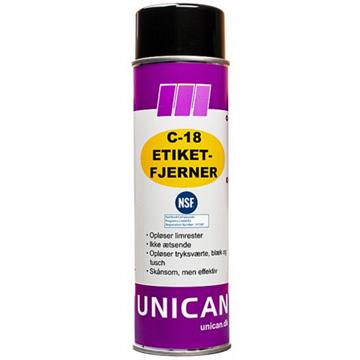 Unican C-18 Etiketfjerner 500 ml