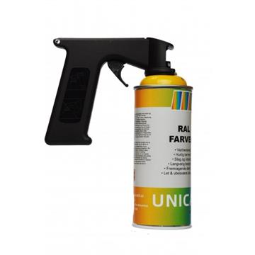 Unican sprayhåndtag i sort plast
