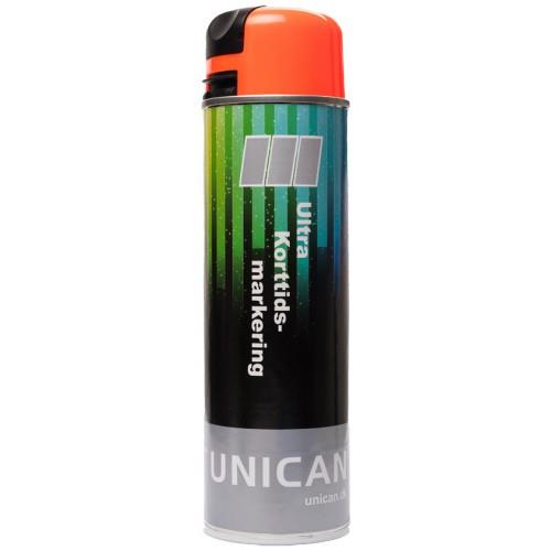Unican Ultra korttidsmarkering orange 500 ml