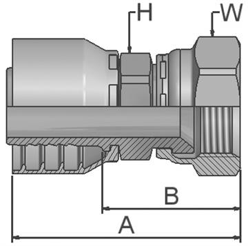 parker fitting 10648 - 16848