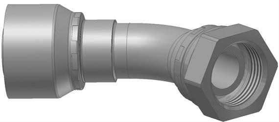 1B148 Hun BSP vinklet 45° med swivel og 60° cone serie 48