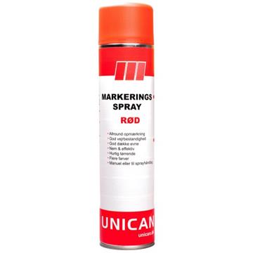 Unican Markeringsspray rød 600 ml
